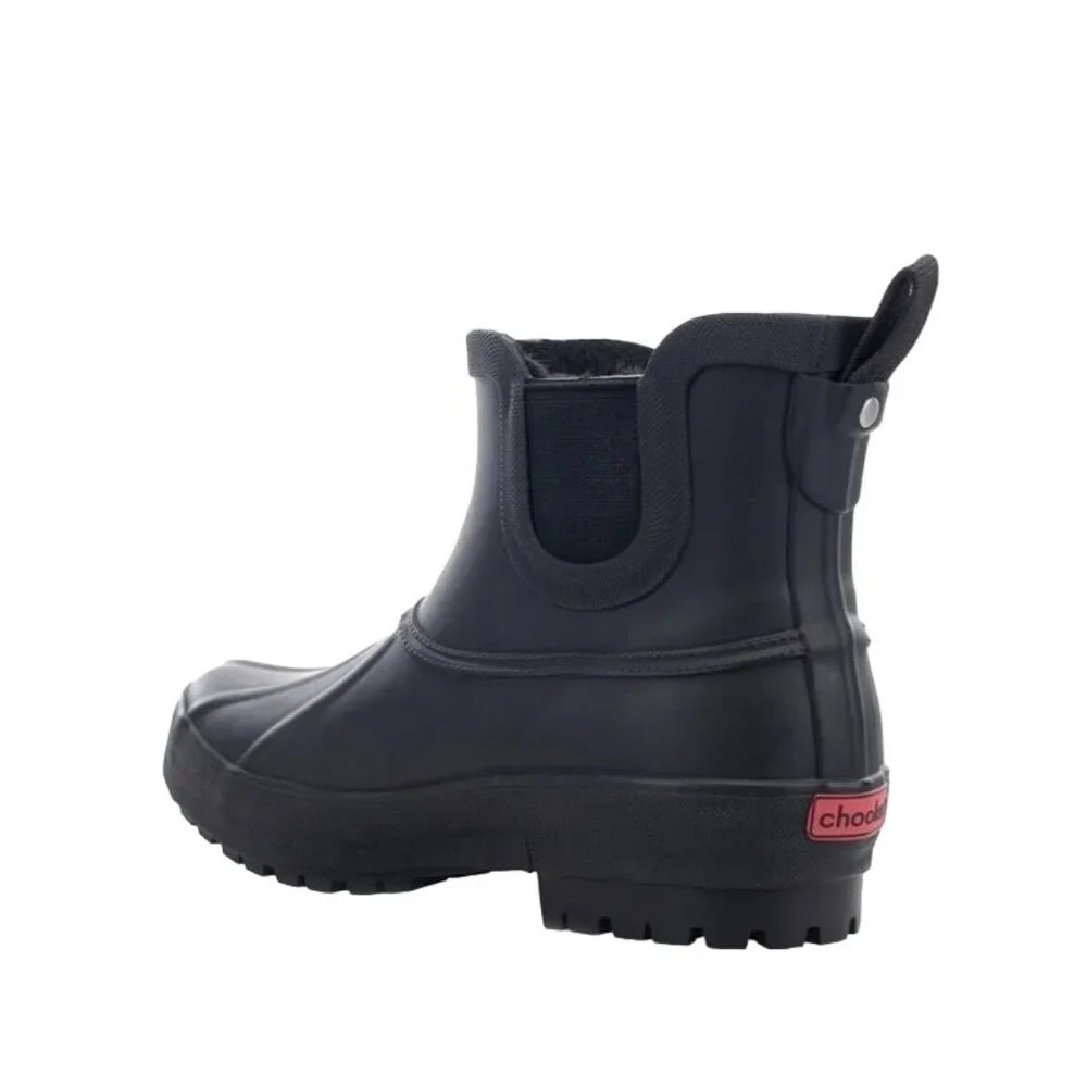 Chooka 6 Snow Boots Winter Duck Chelsea Faux Fur Shoes Waterproof Ankle Rainboot